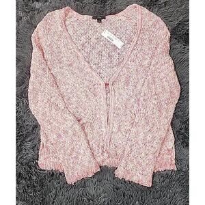 J Crew Womens Medium Pink Cardigan New With Tags